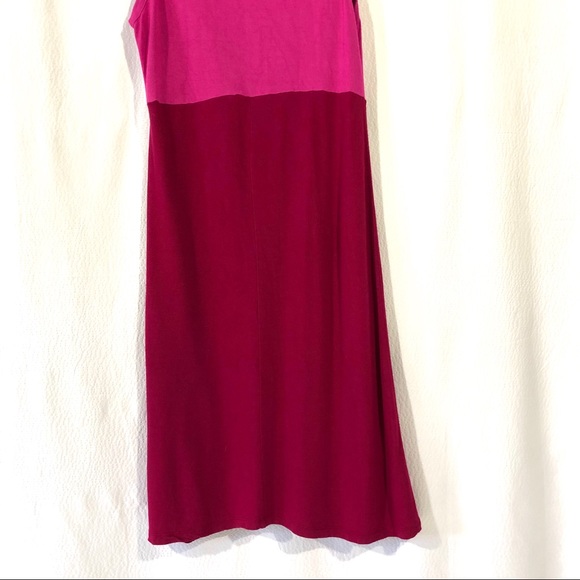 GAP Color Block Pink and Red Jersey Sundress - Picture 8 of 8